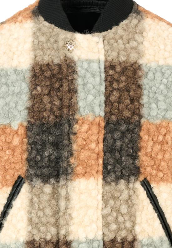 25FW [키즈] 리치몬드 캐주얼 자켓 RBA25109GB TEDDY CHECK MULTICOLOR - RICHMOND