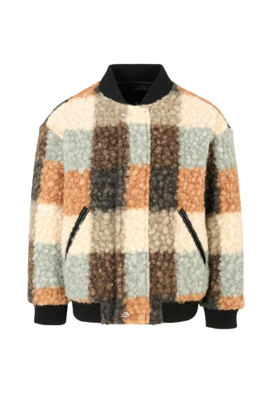 25FW [키즈] 리치몬드 캐주얼 자켓 RBA25109GB TEDDY CHECK MULTICOLOR