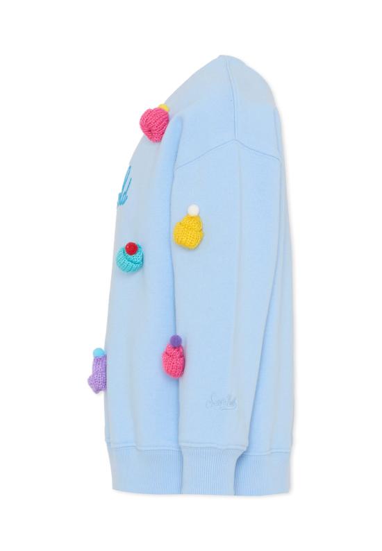 25FW [키즈] 세인트바쓰 니트/스웻셔츠 BRN0002 01456I LIGHT BLUE - MC2 SAINT BARTH