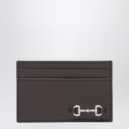 25FW 구찌 홀스빗 카드 케이스 846952AAFP1 Brown