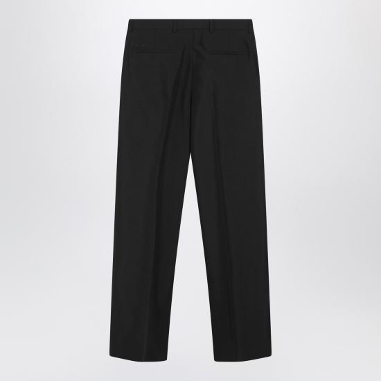 25FW 구찌 실크 트윌 팬츠 850090Z7AYA Black - GUCCI