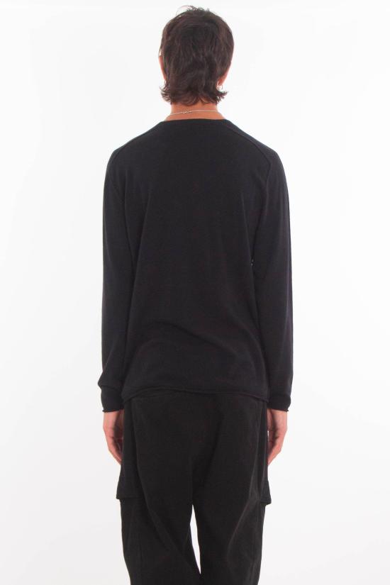 25FW 트렌짓 긴팔 티셔츠 CFUTRB12470 U10 Black - TRANSIT