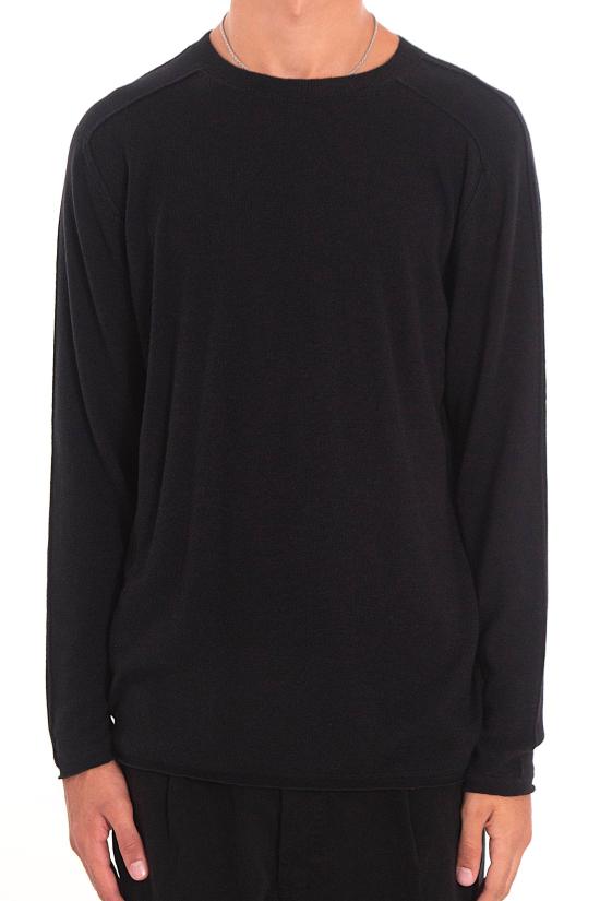 25FW 트렌짓 긴팔 티셔츠 CFUTRB12470 U10 Black - TRANSIT