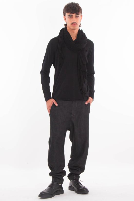 25FW 트렌짓 머플러/스카프 SCAUTRB5000 U10 Black - TRANSIT