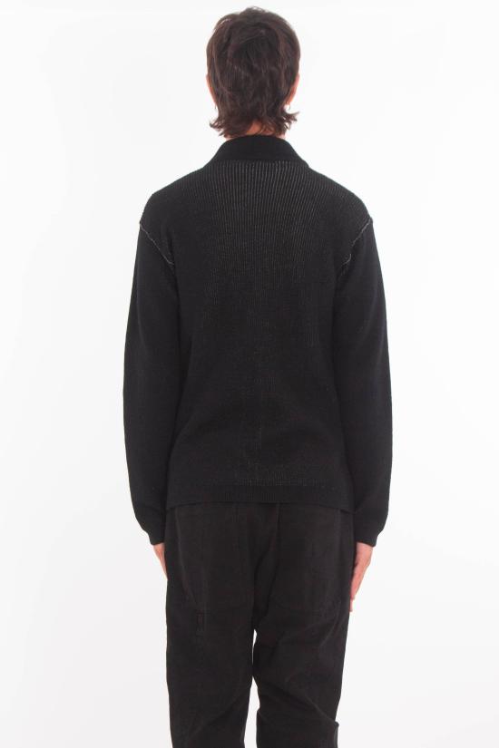 25FW 트렌짓 집업 니트 CFUTRB15502 U310 Black - TRANSIT