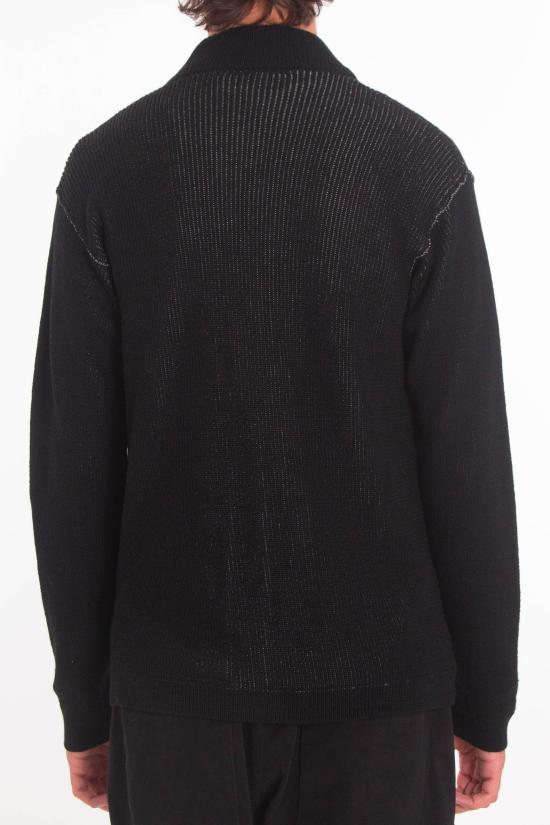 25FW 트렌짓 집업 니트 CFUTRB15502 U310 Black - TRANSIT