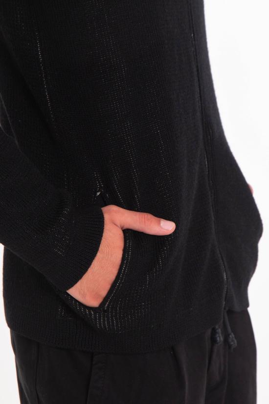 25FW 트렌짓 집업 니트 CFUTRB15502 U310 Black - TRANSIT