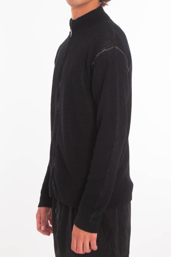 25FW 트렌짓 집업 니트 CFUTRB15502 U310 Black - TRANSIT