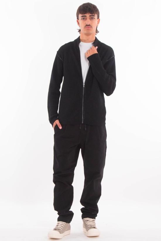 25FW 트렌짓 집업 니트 CFUTRB15502 U310 Black - TRANSIT