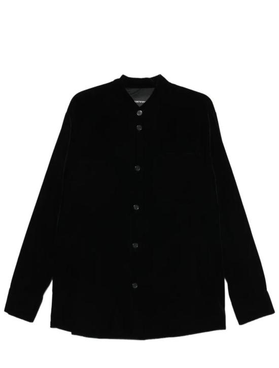 25FW 엠포리오 아르마니 긴팔 셔츠 EM002004TE17083UC001 Black