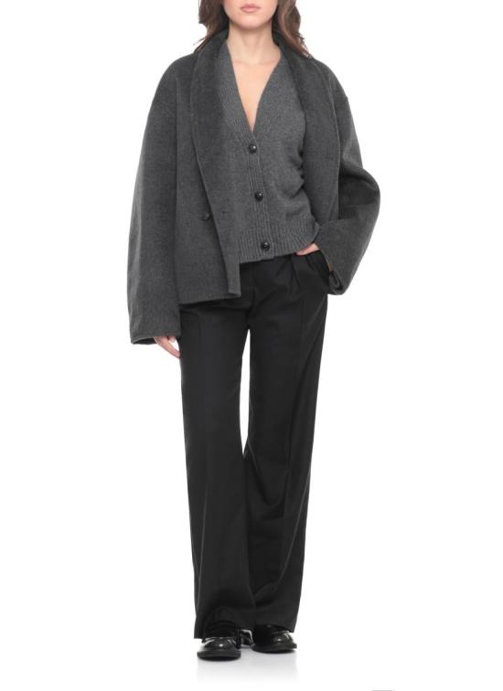 25FW 루루 드 세종 가디건 KAIA LDSANTHRACITE MELANGE GREY - LOULOU DE SAISON