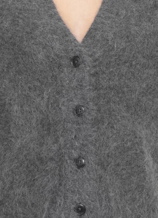 25FW 루루 드 세종 가디건 LYNNANTHRACITE MELANGE GREY - LOULOU DE SAISON