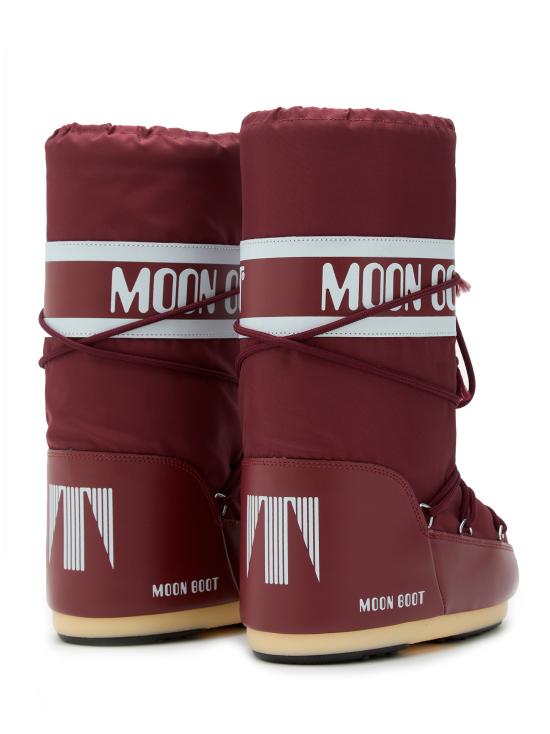 25FW 문부츠 아이콘 나일론 부츠 80D1400440 D013 BURGUNDY - MOON BOOT