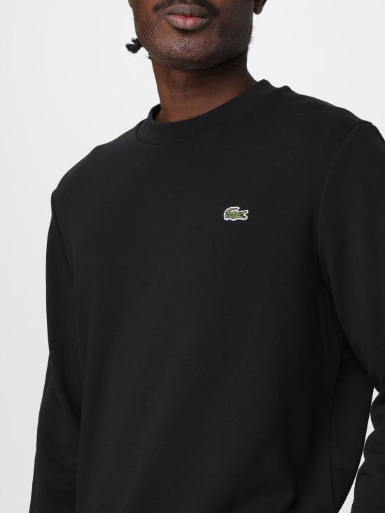 25FW 라코스테 긴팔 티셔츠 SH9801 031 Black - LACOSTE