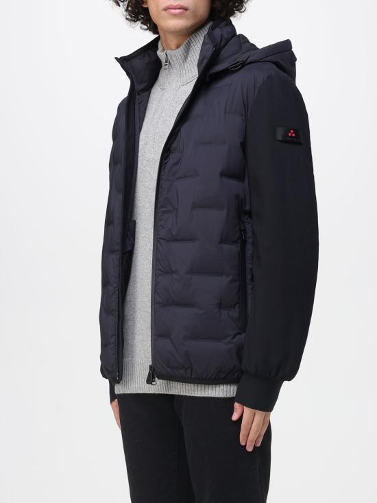 25FW 페트레이 홀저 SJN BMAT 자카드 퀼팅 배색 재킷  PEU520601191802 215NR Blue - PEUTEREY