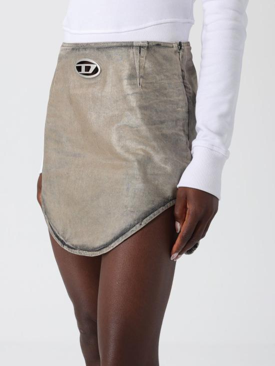 25FW 디젤 숏 스커트 A19403068TS 02 Black - DIESEL