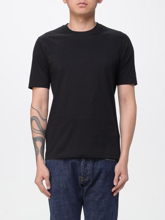 25FW 피플 반팔 티셔츠 SHIKOPM444 999 Black