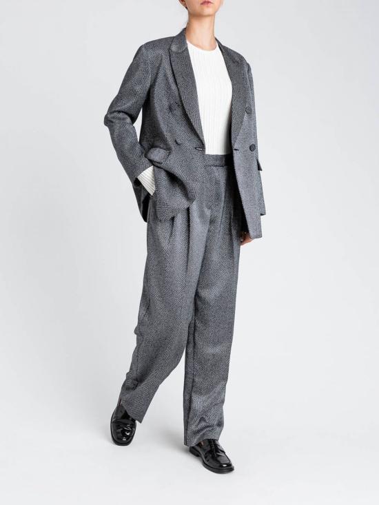 25FW 액티튜드 트윈세트 긴팔 티셔츠 252AP3143 00282 White - ACTITUDE TWINSET