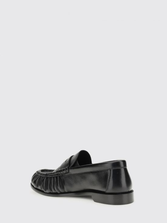 26SS 생로랑 소프트 샤이니 레더 로퍼 818908AA00K 1000 Black - SAINT LAURENT