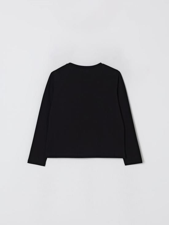 25FW [키즈] 리우조 티셔츠 GF5043J0088 22222 Black - LIU JO