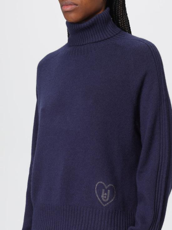 25FW 리우조 스웨터 MF5445MS76L 93932 Blue - LIU JO