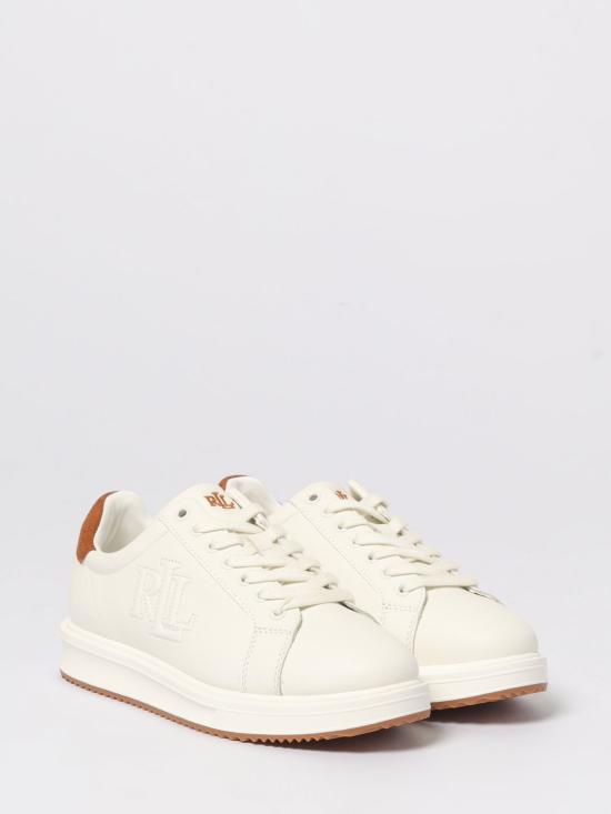 25FW 랄프 로렌 뮬/슬리퍼 802979188 001 White - RALPH LAUREN