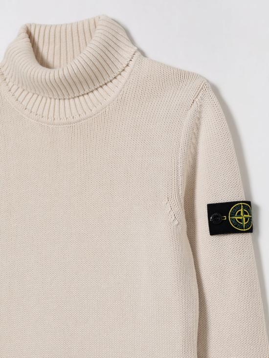 25FW [키즈] 스톤 아일랜드 풀오버 5100018S01A2 V0099 White - STONE ISLAND