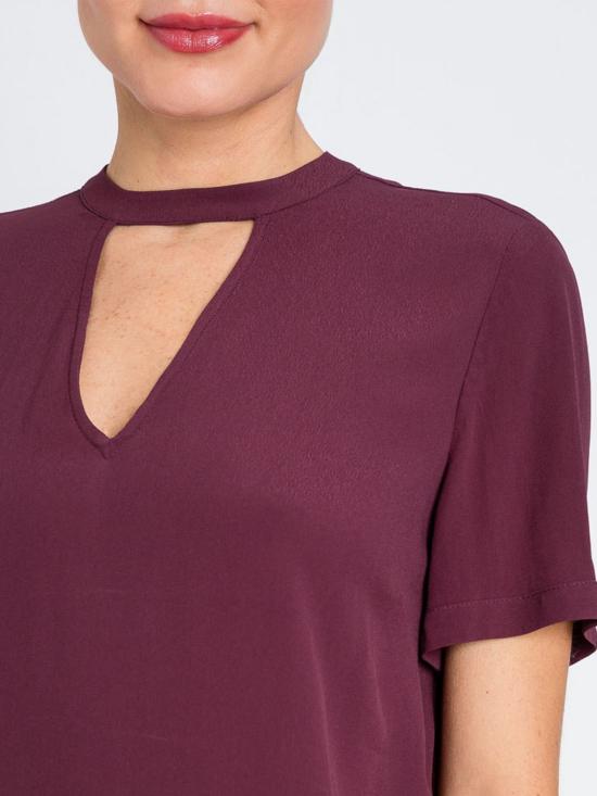 25FW 트윈셋 반팔 티셔츠 252TP2292 05609 Red Purple - TWINSET