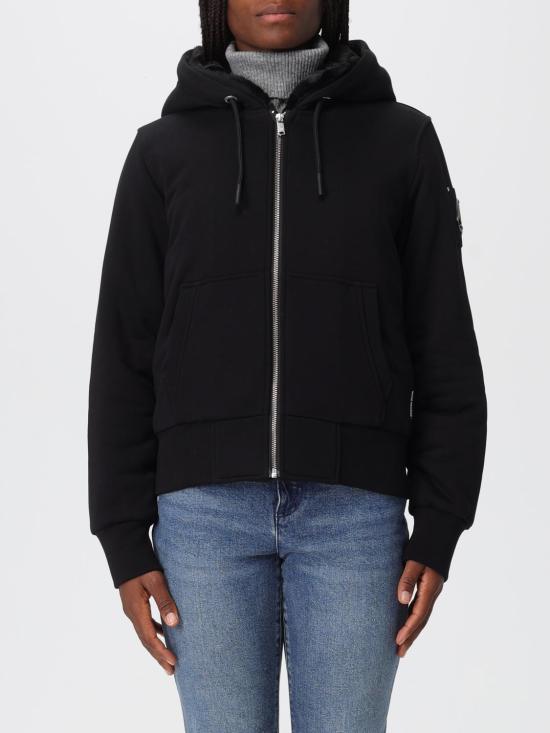 25FW 무스너클 클래식 버니 집업 후드 M34LS636 291 Black 1