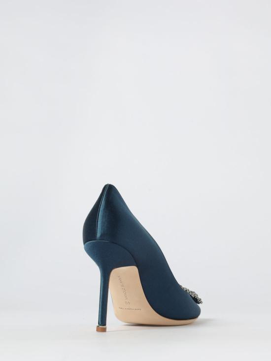 25FW 마놀로 블라닉 뮬/슬리퍼 9XX 0663 0115 4029 Blue - MANOLO BLAHNIK
