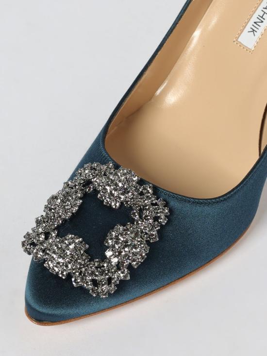 25FW 마놀로 블라닉 뮬/슬리퍼 9XX 0663 0115 4029 Blue - MANOLO BLAHNIK