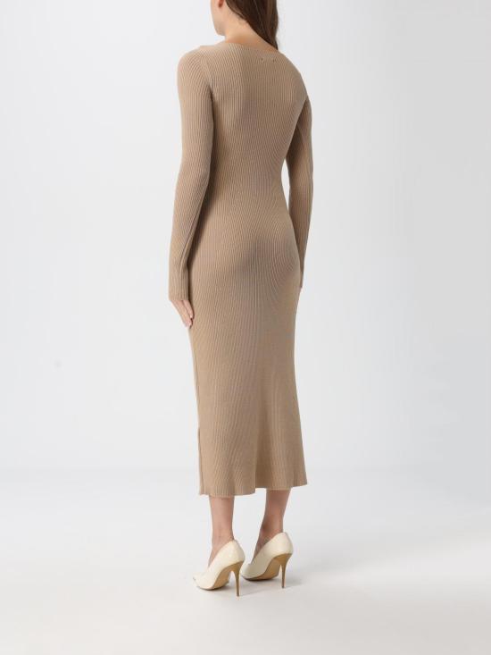 25FW 디젤 롱 원피스 A189050PLBF 7CS Brown - DIESEL