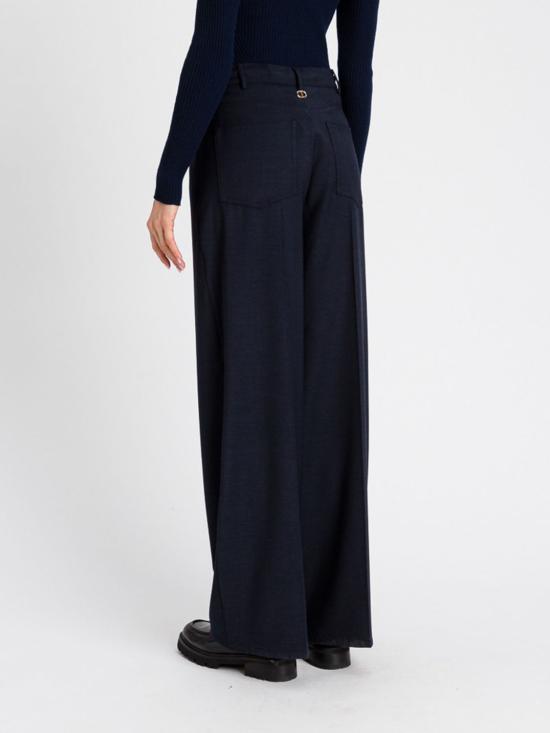 25FW 트윈셋 스트레이트 팬츠 252TT212A 11956 Blue - TWINSET