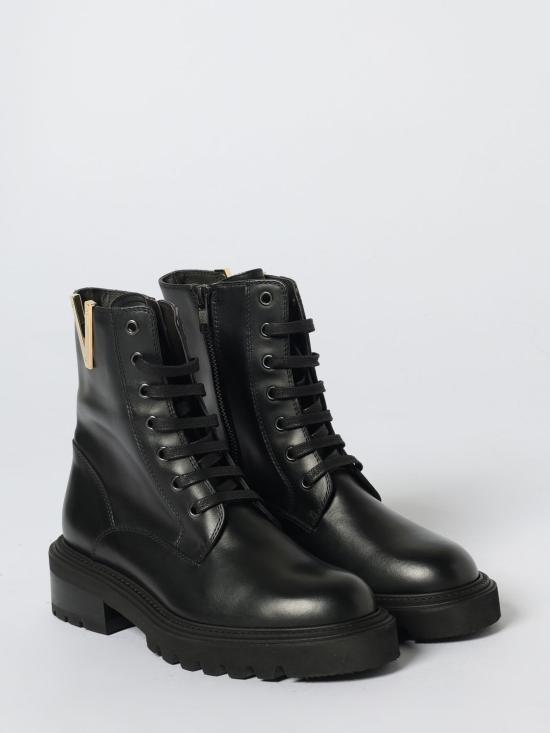 25FW 비아로마 뮬/슬리퍼 3422 013 Black - VIA ROMA