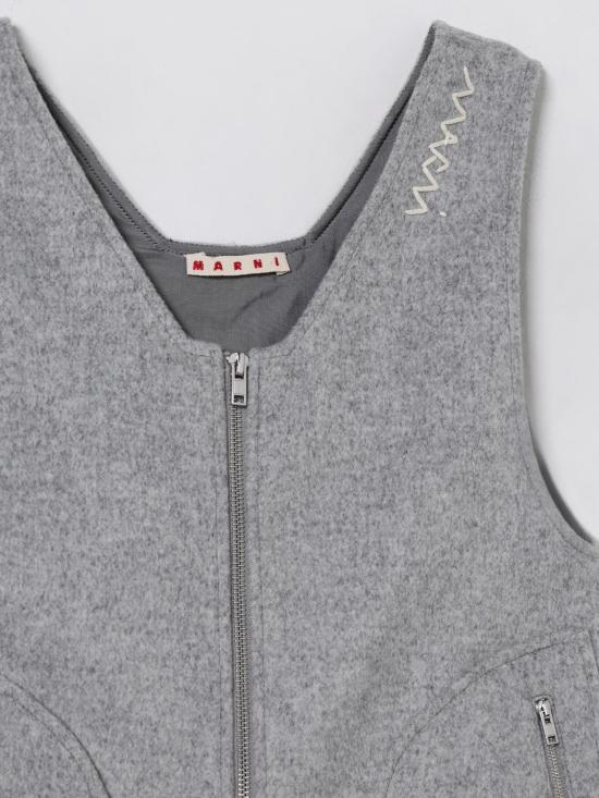 25FW [키즈] 마르니 원피스 M01500M00VP 0M923 Grey - MARNI