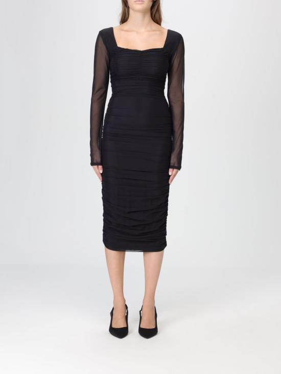 25FW 마 데 마가리타스 롱 원피스 MMABW01350 PTTN0045 NE01 Black