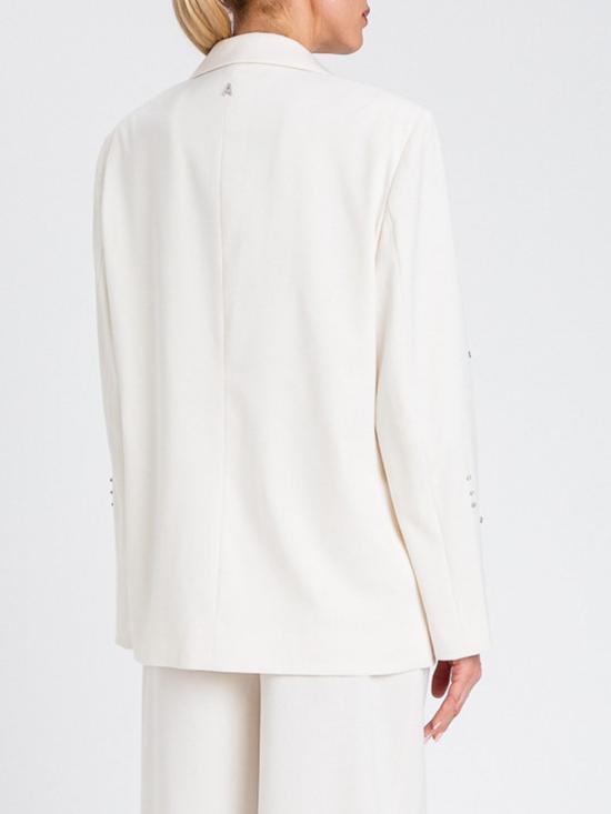 25FW 액티튜드 트윈세트 수트 자켓 252AT2010 00282 White - ACTITUDE TWINSET