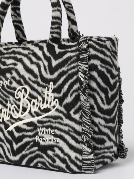 25FW [키즈] 세인트바쓰 가방 COL0037 ZEBRA 00 EMB 00269I Yellow Cream - MC2 SAINT BARTH