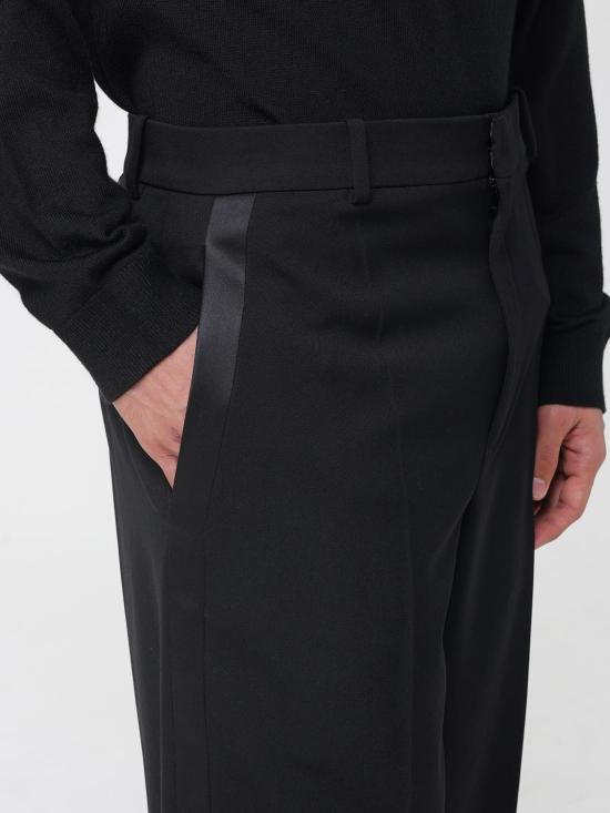 25FW 생로랑 스트레이트 팬츠 844548Y7E63 1000 Black - SAINT LAURENT