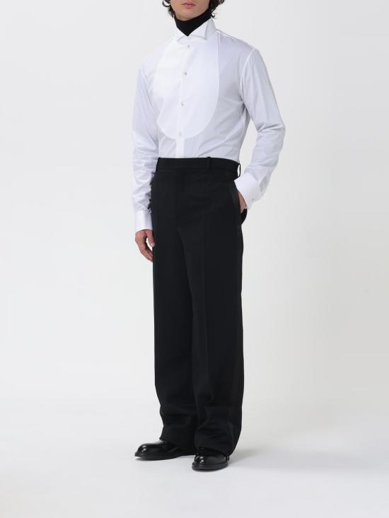 25FW 생로랑 스트레이트 팬츠 844548Y7E63 1000 Black - SAINT LAURENT