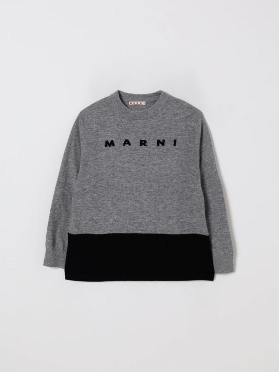 25FW [키즈] 마르니 풀오버 M01566M00VJ 0M923 Grey