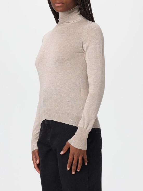 25FW 골든구스 울 터틀넥 스웨터 GWP00953P00066555150 Beige - GOLDEN GOOSE