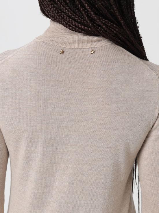 25FW 골든구스 울 터틀넥 스웨터 GWP00953P00066555150 Beige - GOLDEN GOOSE