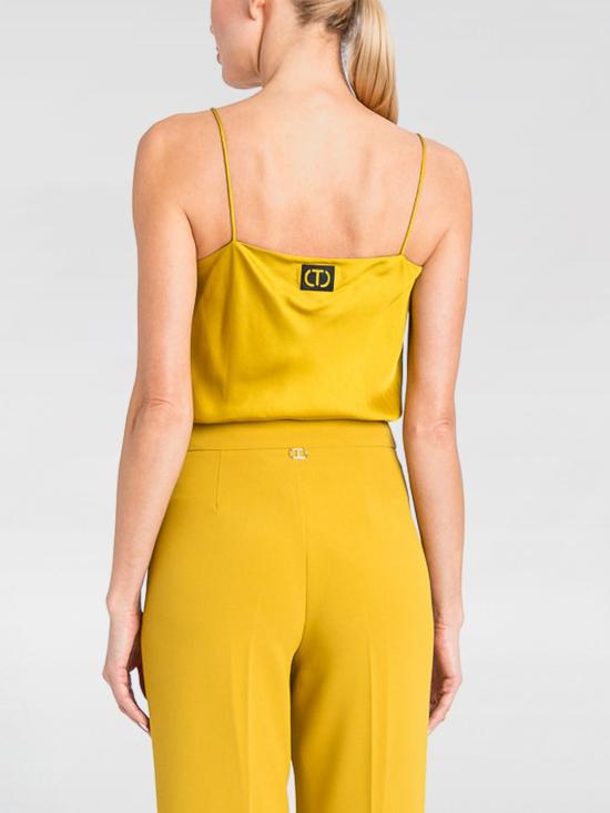 25FW 트윈셋 민소매 티셔츠 252TP2391 12607 Yellow - TWINSET