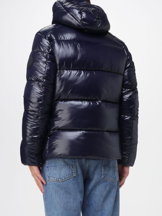 25FW 세이브더덕 숏패딩 D31280MLOVE21 90010 Blue - SAVE THE DUCK