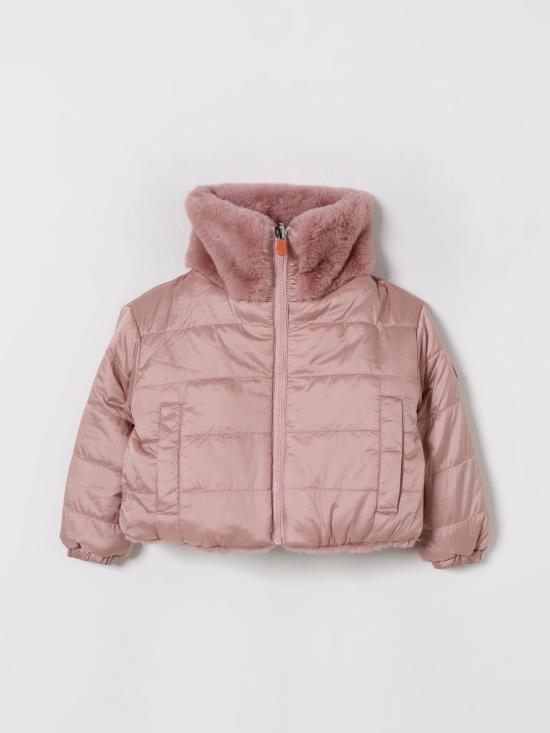25FW [키즈] 세이브더덕 코트 J31352GFURY21 80007 Pink - SAVE THE DUCK
