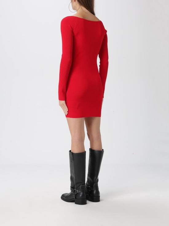 25FW 디젤 롱 원피스 A141880DLAX 42A Red - DIESEL