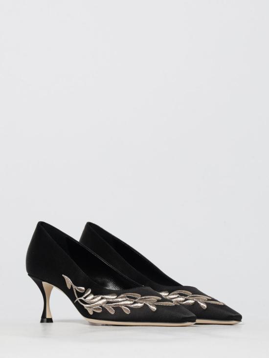 25FW 마놀로 블라닉 뮬/슬리퍼 325 3003 0001 0015 Black - MANOLO BLAHNIK