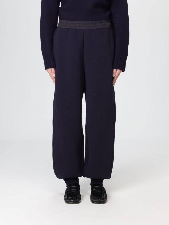 25FW 질샌더 스트레이트 팬츠 J02KA0343J20318 418 Blue