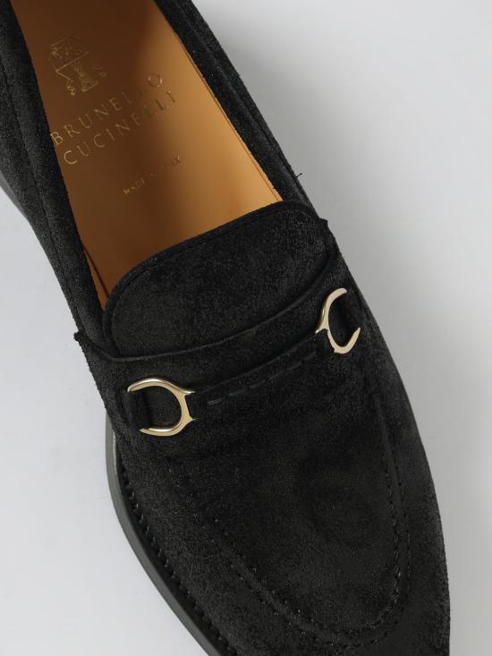 25FW 브루넬로 쿠치넬리 로퍼 MZUMNAU729 C101 Black - BRUNELLO CUCINELLI